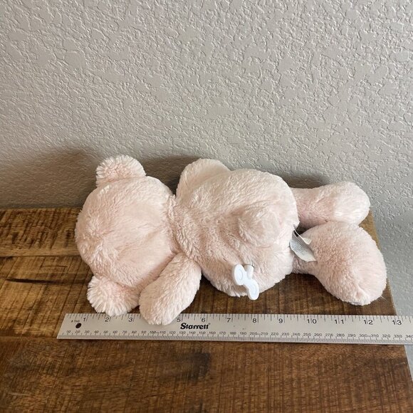 Nat & Jules Stuffed Plush Musical Teddy Bear Wind Up Heart Pink Baby Girl Lovey - Picture 6 of 8